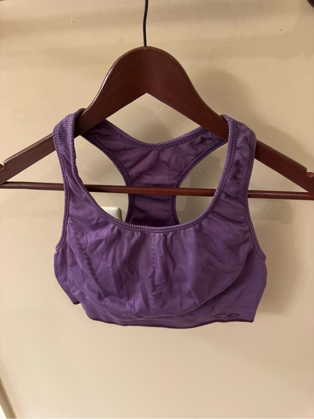 💜 RBX Active Purple Racerback Sports Bra Women's Small